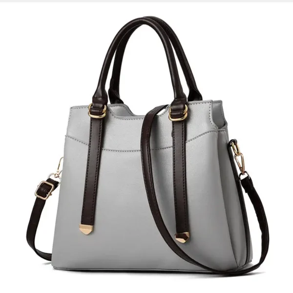 Luxury Premium PU Leather Satchel Shoulder Messenger Tote Purse Crossbody Bag - Image 8