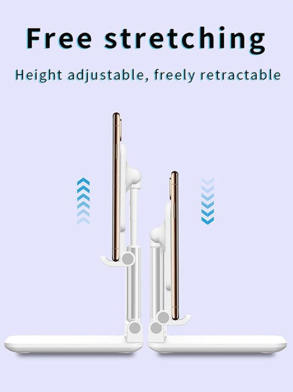 Luxury Premium Portable Desktop Folding Lifting Bracket Mobile Phone Stand Table - Image 9