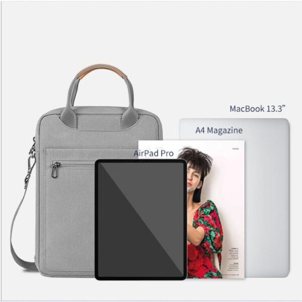 New WiWU Portable Waterproof CrossBody Shoulder Bag For Laptop - Image 18