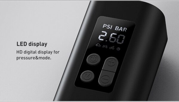 Baseus Mini Car Air Compressor 12V 150PSI Car Tire Inflator Smart Digital Inflatable Pump - Image 2