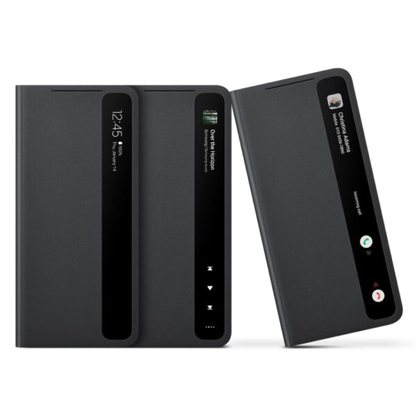 Official Samsung Clear View Smart Flip with a Sensor case Cover for Samsung S21 Ultra - Image 11