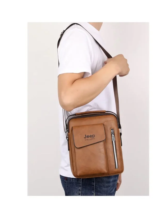 JEEP BULUO Casual High Quality Shoulder Bag Vintage Crossbody Bag - Image 5