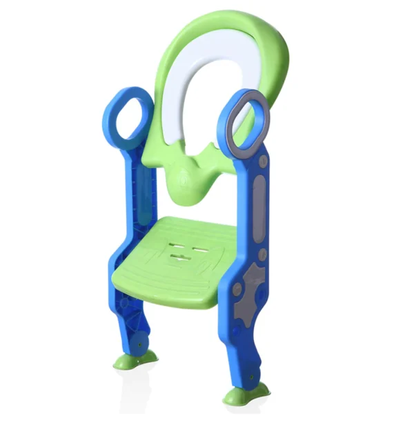 Folding Baby Potty Infant Kids Toilet Training Seat with 2 Adjustable Levels Ladder - Image 20