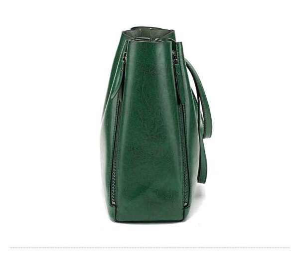 Vintage PU Leather Women's Handbag Messenger Shoulder - Image 19