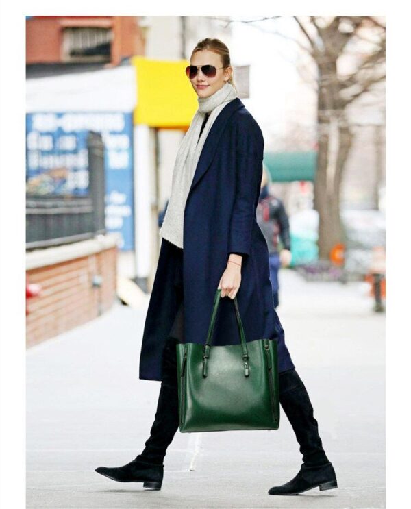 Vintage PU Leather Women's Handbag Messenger Shoulder - Image 18