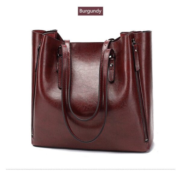 Vintage PU Leather Women's Handbag Messenger Shoulder - Image 15