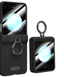 Samsung Galaxy Z Flip 5 6 Series Shockproof Case with Small Screen Protector Hinge Protection Hard PC Cover