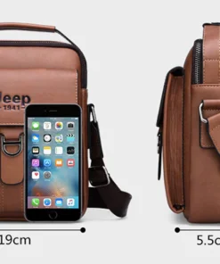 Luxury Brand Vintage Leather Messenger Shoulder Bag