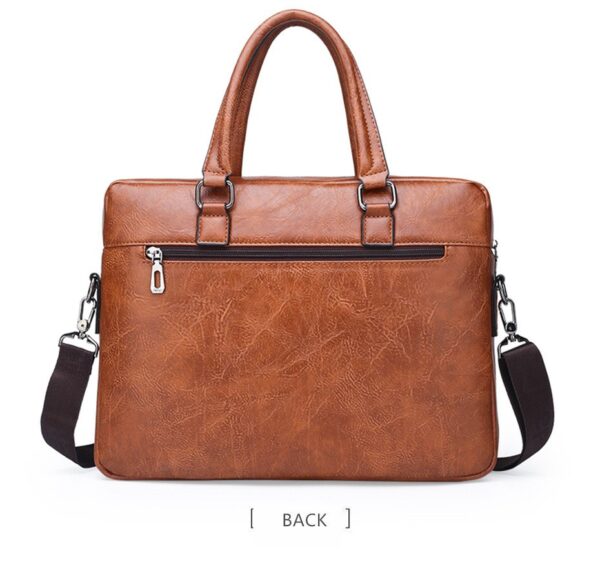 JEEP BULUO Briefcase Bags For Men Business Fashion Office Work Handbag - Image 9