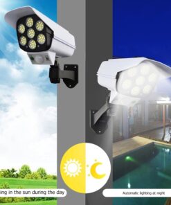 Solar Street Light Monitoring Lamp Fake Camera Body Induction Outdoor Wall Lamp