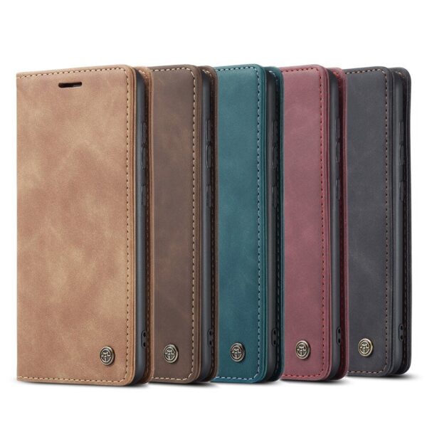 Luxury Premium Caseme Leather Wallet Case Cover and 3D GlassProtector For Samsung Galaxy A51/A71 - Image 25