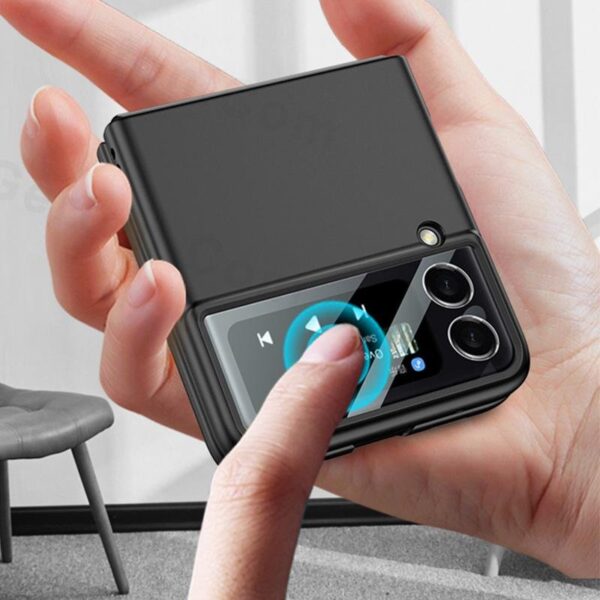 Luxury Premium Finger Ring Case Cover For Samsung Galaxy Flip 3 5G and Z Flip 4 5G - Image 10