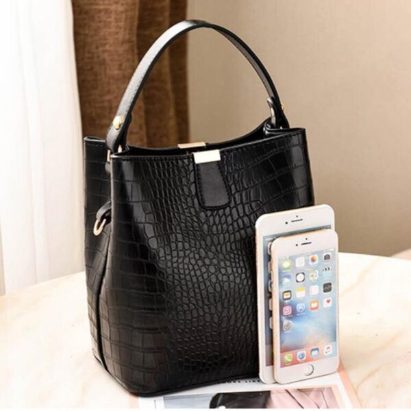 Yogodlns Retro Alligator Crocodile Large Capacity Crossbody Shoulder Messenger Bag - Image 16
