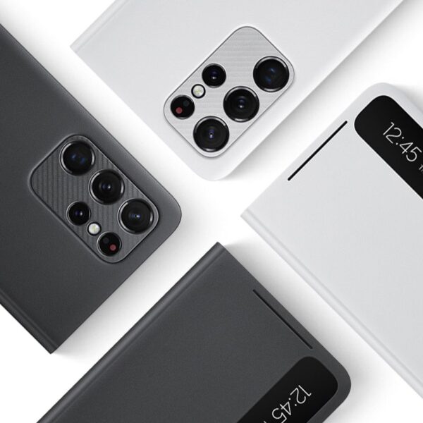 Official Samsung Clear View Smart Flip with a Sensor case Cover for Samsung S21 Ultra - Image 13