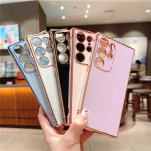 Luxury Premium Eletroplated Case Cover For Samsung Galaxy S22 Ultra