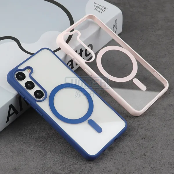 Luxury Premium Magsafe Transparent TPU Bumber Case Cover For Samsung Galaxy S22/S22 Plus - Image 27