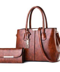 Cocifer Fashion Designer 2-in-1 Premium Quality Tote Ladies Handbag Set