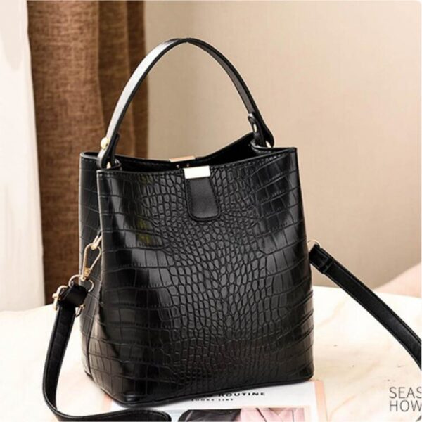 Yogodlns Retro Alligator Crocodile Large Capacity Crossbody Shoulder Messenger Bag - Image 20
