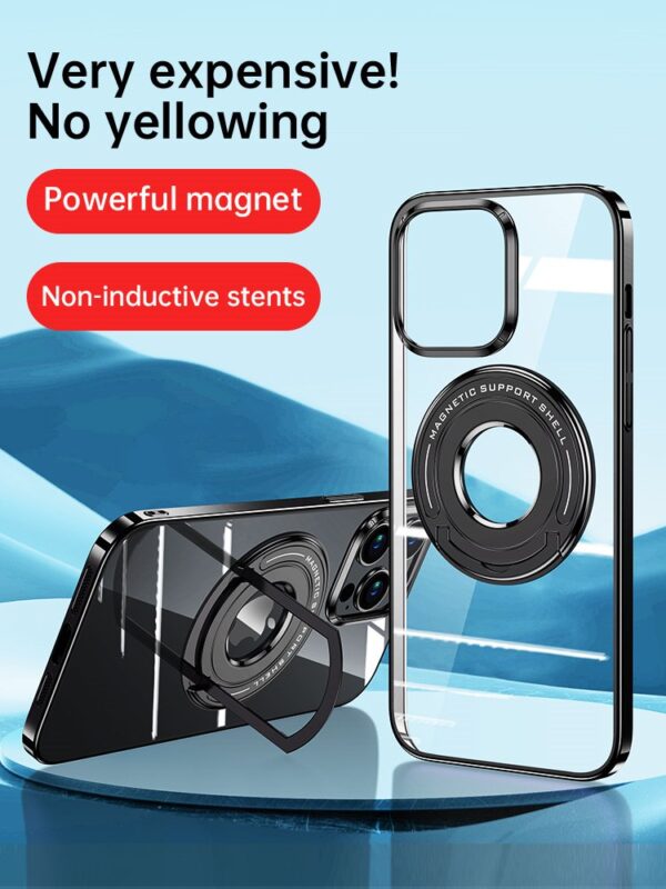 Coque Luxury Plating Slim Magsafe Shockproof Bumper Clear Case Cover For iPhone 15 Pro Max/16 Pro Max - Image 16