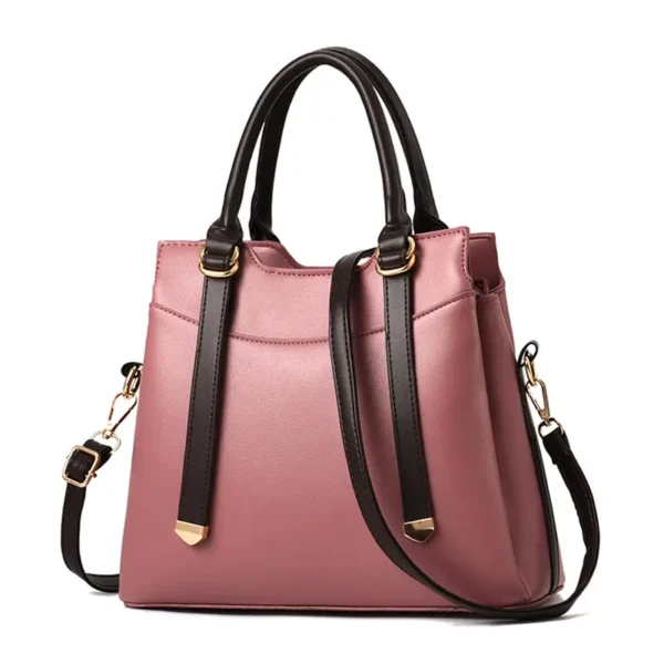 Luxury Premium PU Leather Satchel Shoulder Messenger Tote Purse Crossbody Bag - Image 14