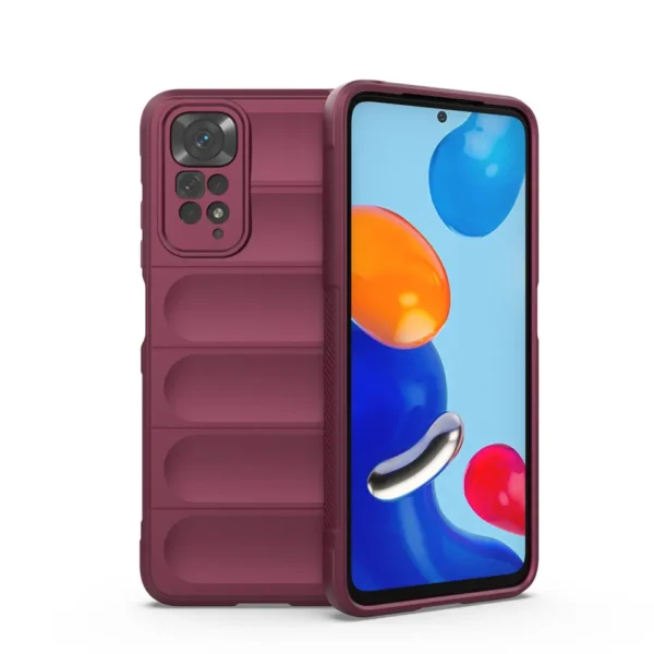 Luxury Liquid Silicone Coque Global Shockproof Case and 3D Glass Protector For Redmi Note 11/Note 11 Pro - Image 20