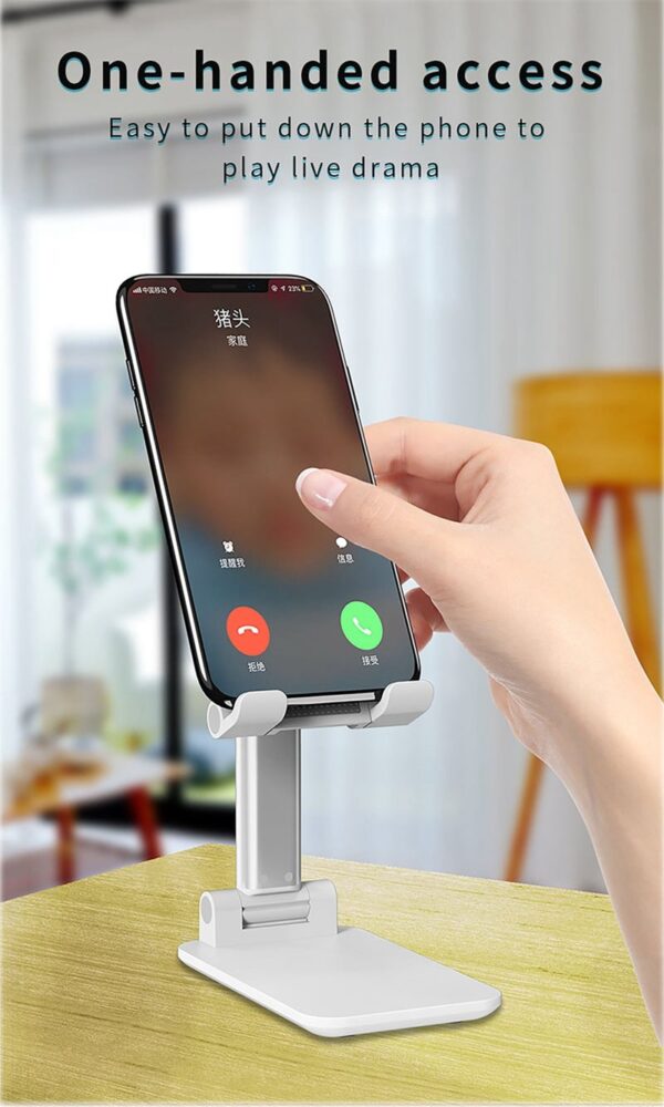 Luxury Premium Portable Desktop Folding Lifting Bracket Mobile Phone Stand Table