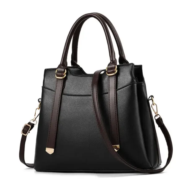 Luxury Premium PU Leather Satchel Shoulder Messenger Tote Purse Crossbody Bag - Image 15