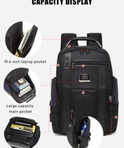 Luxury REJS Anti Theft Backpacks with Charging Waterproof Travel Business Bag