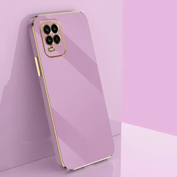 Luxury Premium Electroplated Gold Plated Case Cover and 3D Glass Protector For Samsung Galaxy A12 - Image 10