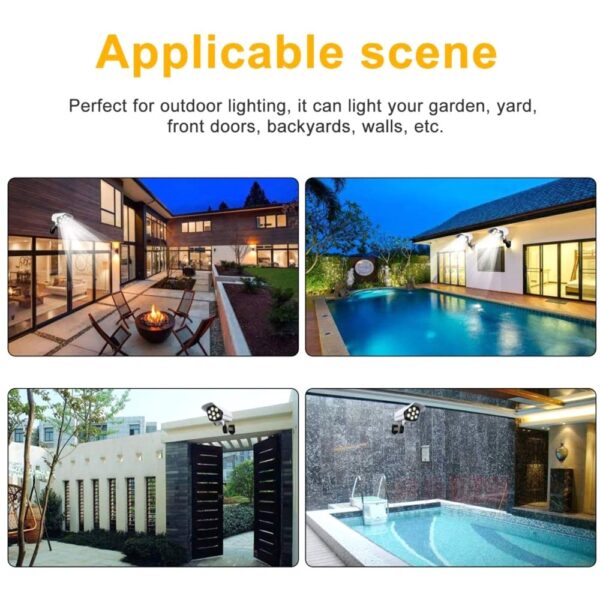 Solar Street Light Monitoring Lamp Fake Camera Body Induction Outdoor Wall Lamp - Image 10