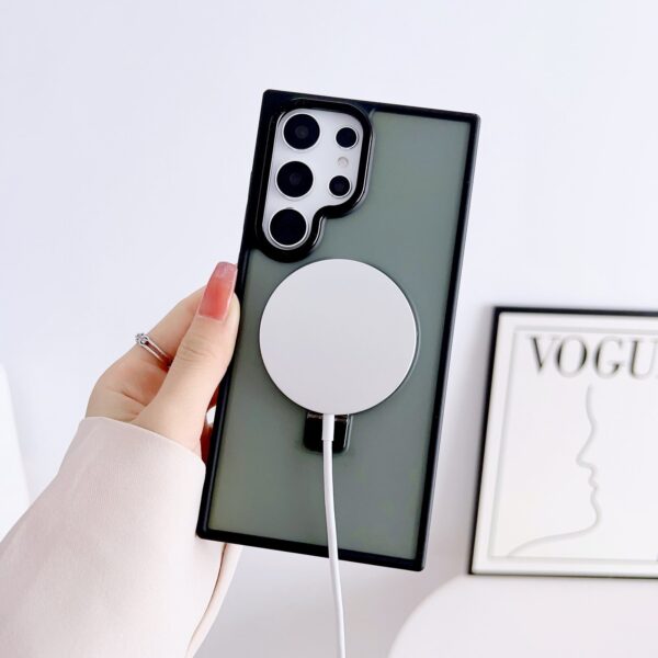 Luxury Premium Magnetic Matte Ring Holder Bracket Stand Case Cover For Samsung Galaxy S23 Ultra - Image 15