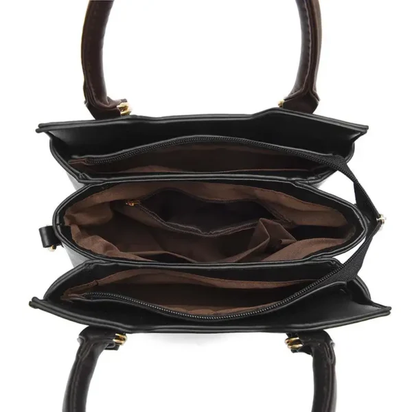 Luxury Premium PU Leather Satchel Shoulder Messenger Tote Purse Crossbody Bag - Image 21