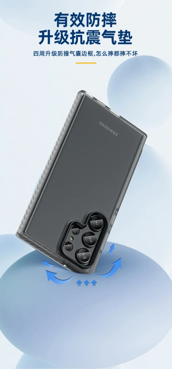 Luxury Premium Dikex Transparent Frosted Case Cover For Samsung S23 Ultra - Image 6