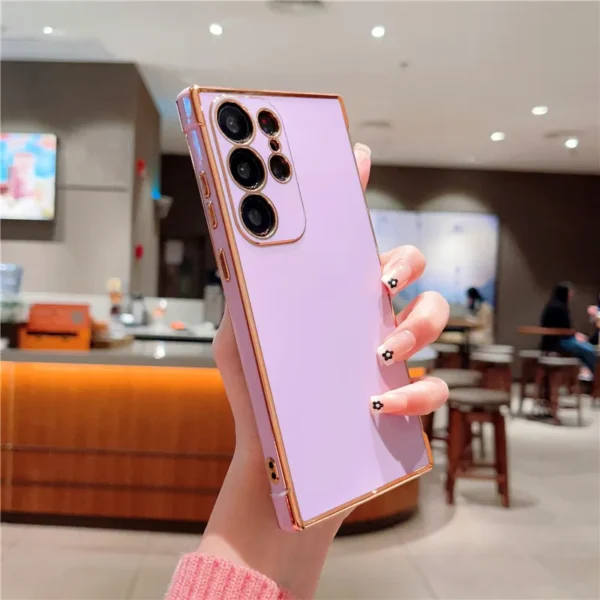 Luxury Premium Eletroplated Case Cover For Samsung Galaxy S22 Ultra - Image 2
