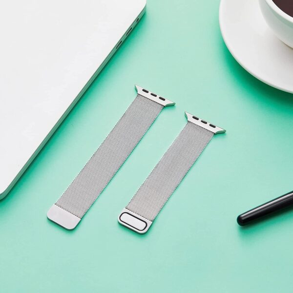 Milanese Magnetic Loop Strap bracelet Band For iWatch Series - Image 15