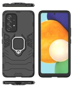 Black Panther Shockproof Armor Ring Case for Samsung Galaxy A33