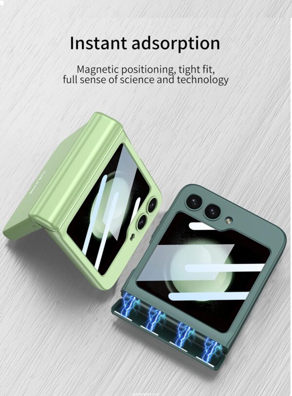 Samsung Galaxy Z Flip 5 5G Magnetic Hinge Armor Case - Image 14