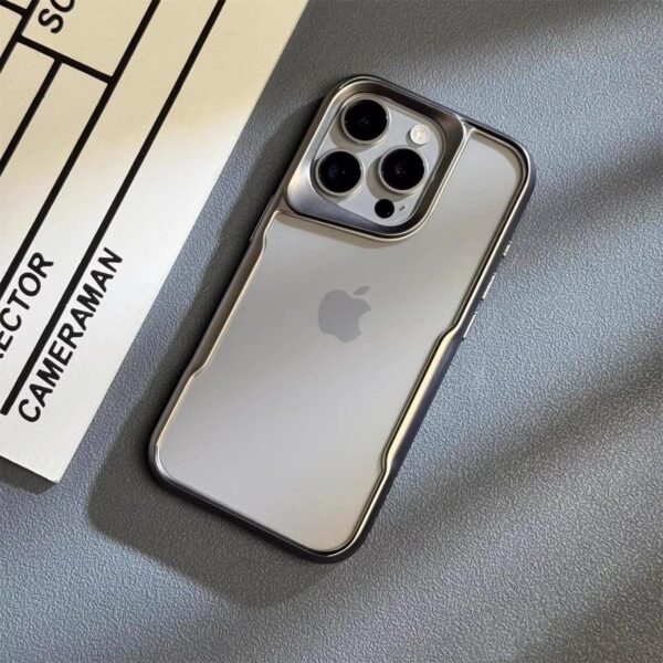 Exquisite Electroplated Acrylic Luxury Shockproof Shell with TPU Soft Frame Phone Case for iPhone Series - Image 19