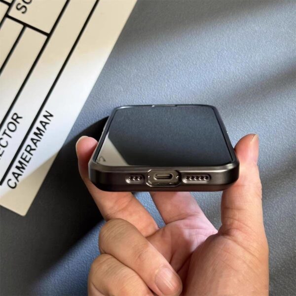 Exquisite Electroplated Acrylic Luxury Shockproof Shell with TPU Soft Frame Phone Case for iPhone Series - Image 15