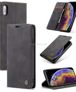 Alternative view of CaseMe Leather Flip Cover for iPhone XR, Xs & Xs Max
