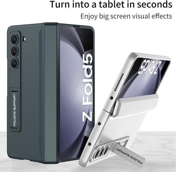 Samsung Galaxy Z Fold 5 Magnetic Adsorption Hinge Holder Protection Phone Case - Image 13