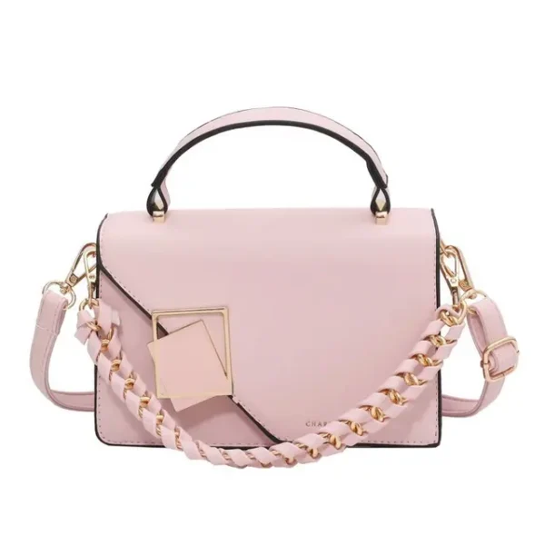 Luxury Premium Fashion Texture Small Chain New Simple Square Versatile One Shoulder Crossbody Bag - Image 5