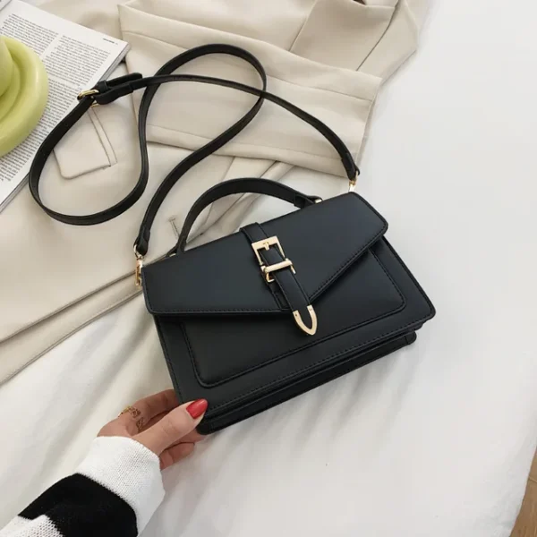 Luxury Premium PU Leather 2024 New Fashion Portable Crossbody Shoulder Handbag - Image 7