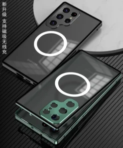 Alternative view of Luxury Premium 360° Full Surround Magsafe Metal alloy Magnetic Case Cover For Samsung Galaxy S24 Ultra