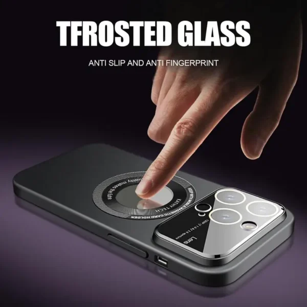 Luxury Premium Fashionable Magnetic With Lens Protector Case Cover For iPhone 15 Series - Image 10