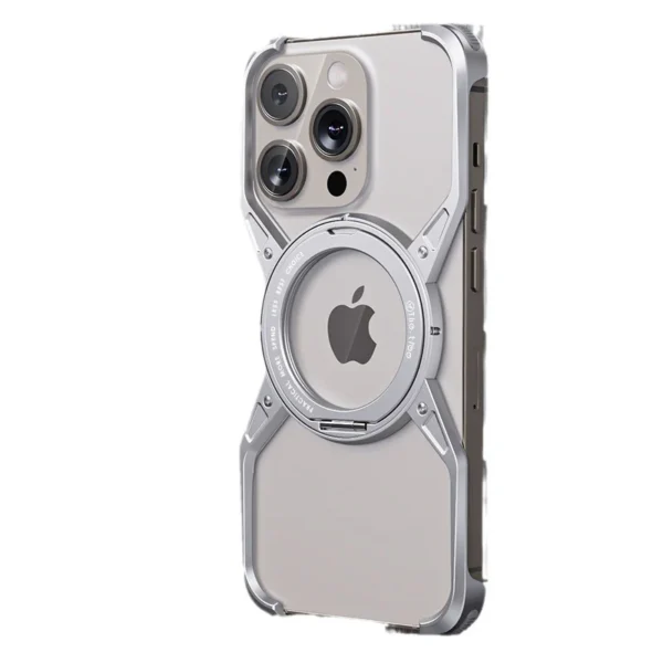 Luxury Premium Magnetic Metal Aluminium Alloy Frameless Phone Case For iPhone Series - Image 2