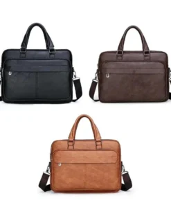 Alternative view of JEEP BULUO Office Business Vintage Messenger Crossbody Portfolio Designer Bag