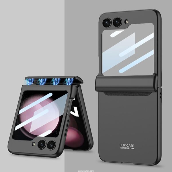 Samsung Galaxy Z Flip 5 5G Magnetic Hinge Armor Case - Image 2