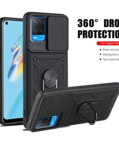 Alternative view of Oppo A76/A96 Keysion Slide Window Armor Case