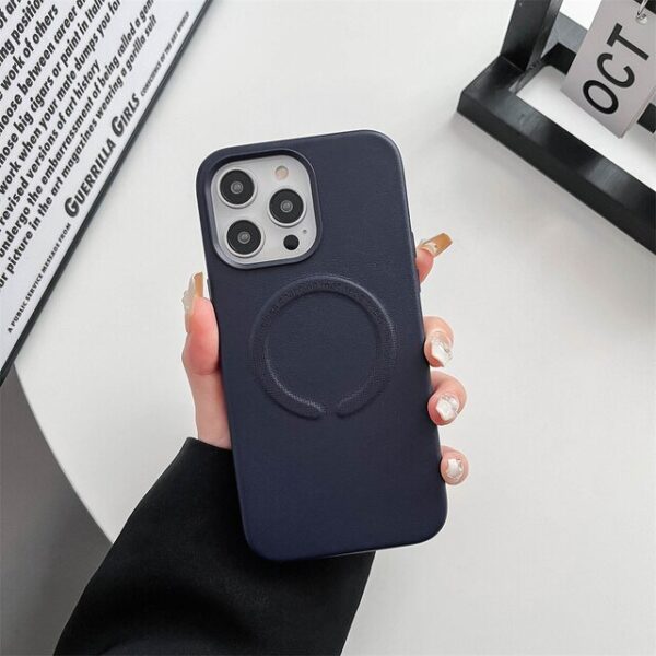 Luxury Premium Magnetic Wireless Charging Soft Case Cover for iPhone series - Image 11